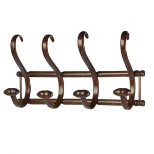 Perchero de pared 4 pomos