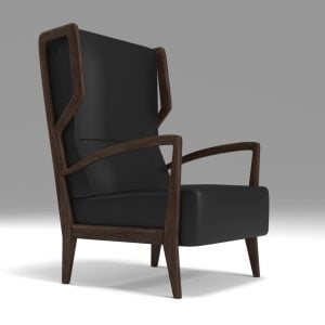 Sillón tapizado para ambientes de salones clásicos, modernos, recibidores o cualquier decoración que requiera muebles de salón elegantes